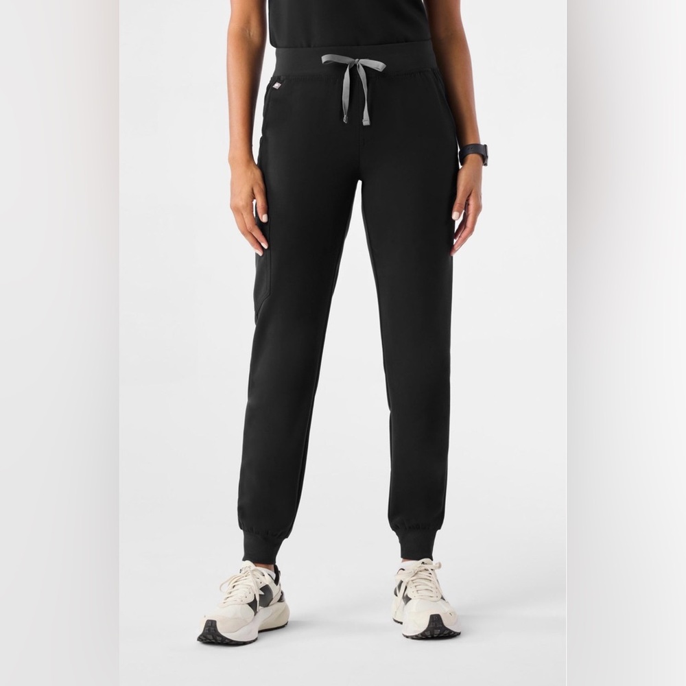 Figs Zamora Jogger Scrub Pants Black Size XL Petite